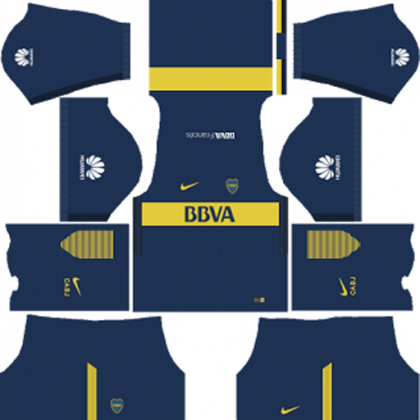 boca juniors dream league soccer kit visitante